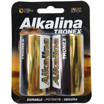 TRDLR20ALB2-BATERIA TRONEX ALCALINA D BL X 2