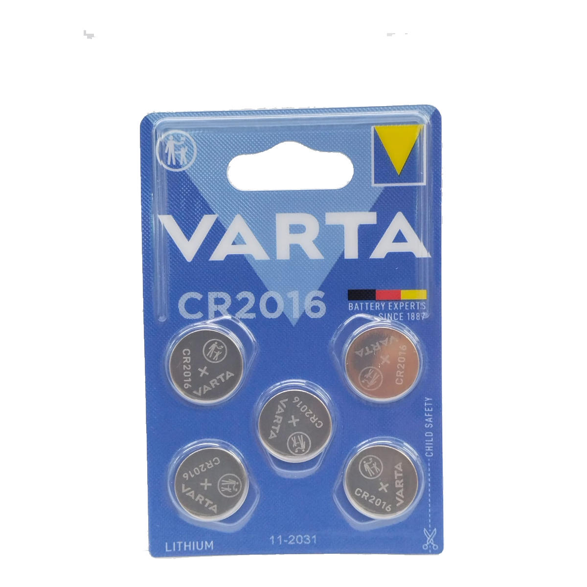 VCR2016-B5-BATERIA VARTA LITHIUM 3V BLISTER X 5