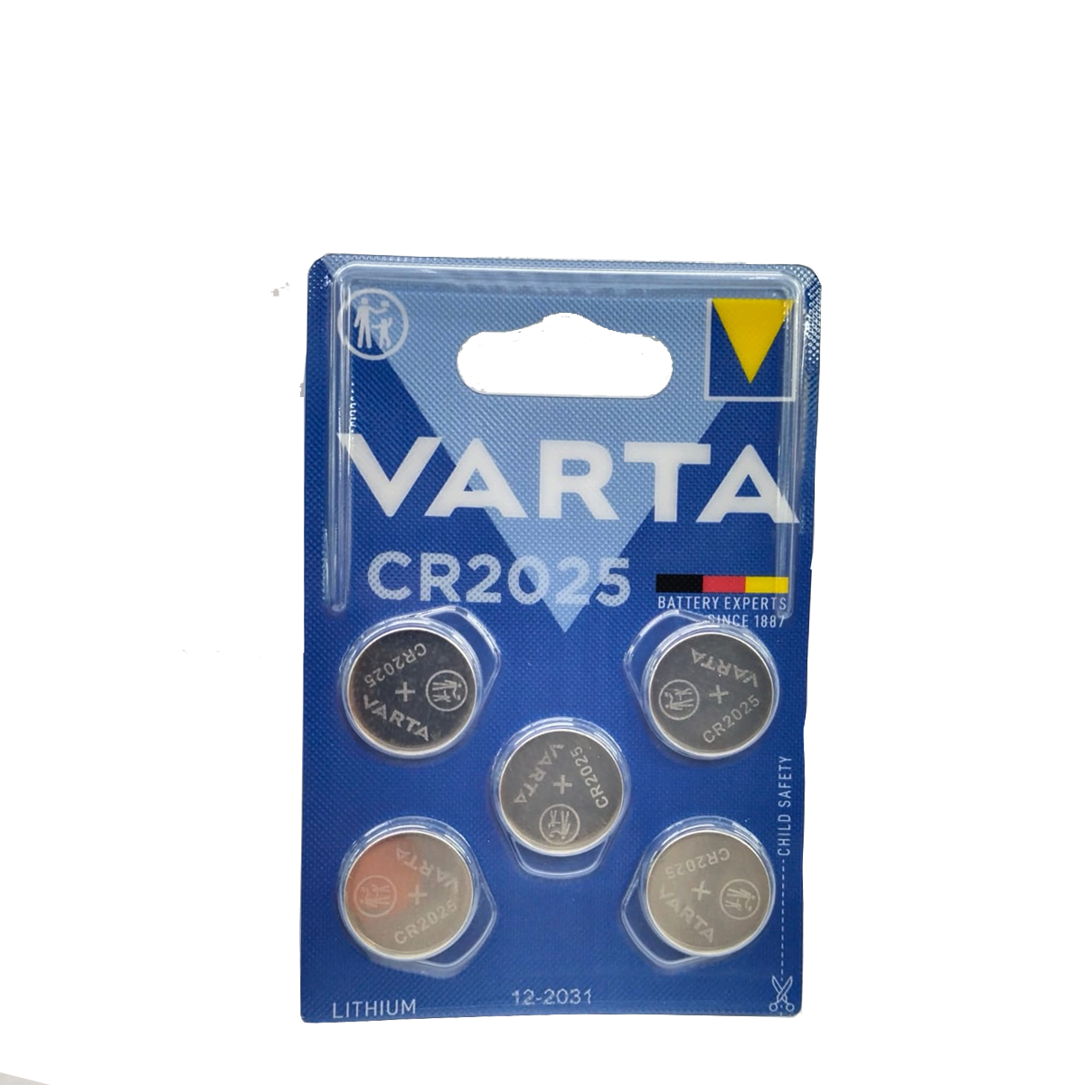 VCR2025-B5-BATERIA VARTA LITHIUN 3V BLISTER X 5