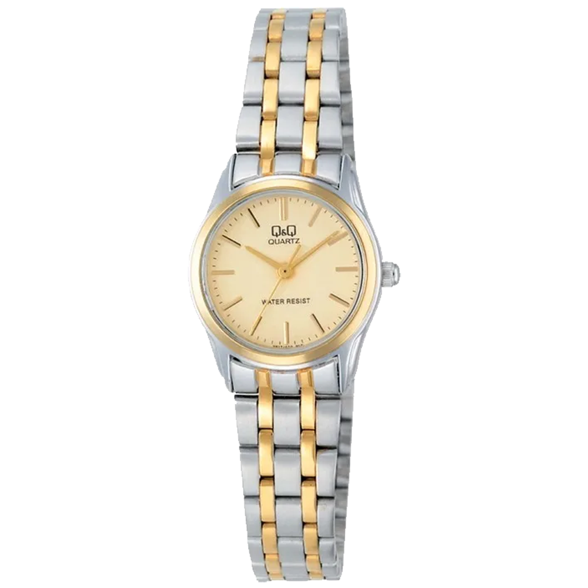 VN17J-RELOJ Q&Q P/M ACERO BICOLOR-400Y