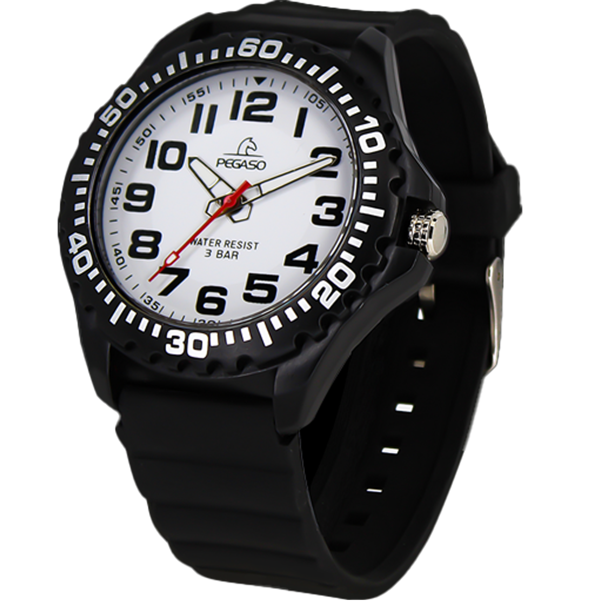 P045P-RELOJ PEGASO PLASTICO-012201A