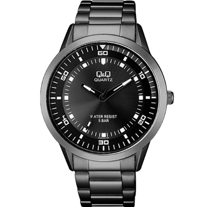QA58J-RELOJ Q&Q P/M PAVONADO HOMBRE 50m-412Y