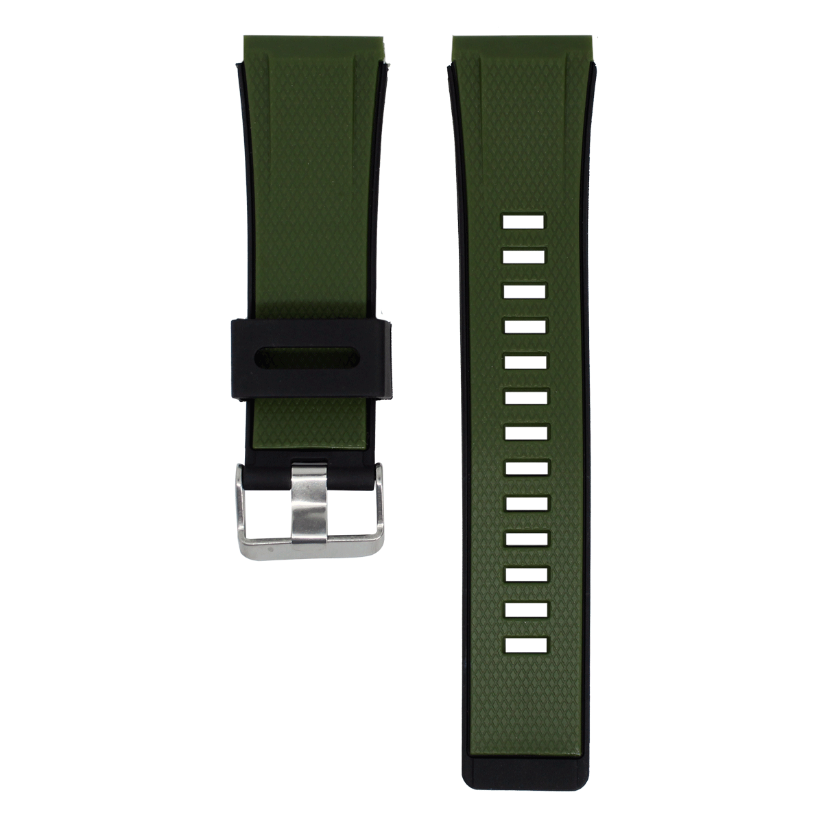 1918SP.24.1101-PULSO PEGASO PU VERDE MILITAR NEGRO #24