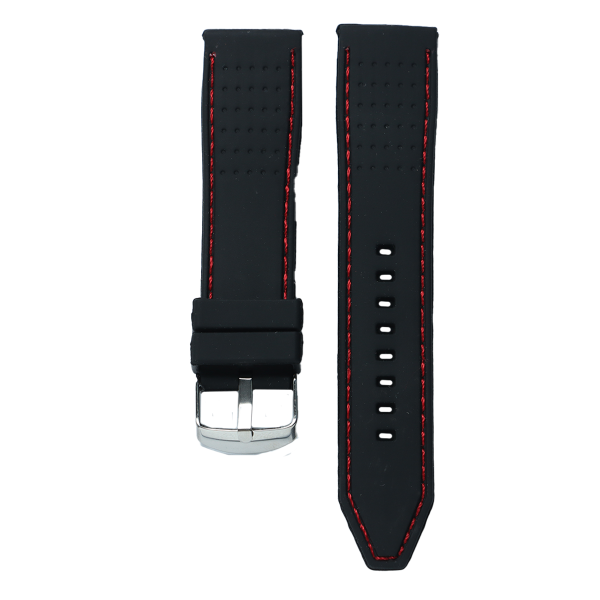 2260.22.106-PULSO SILICONA NEGRO HILO ROJO #22