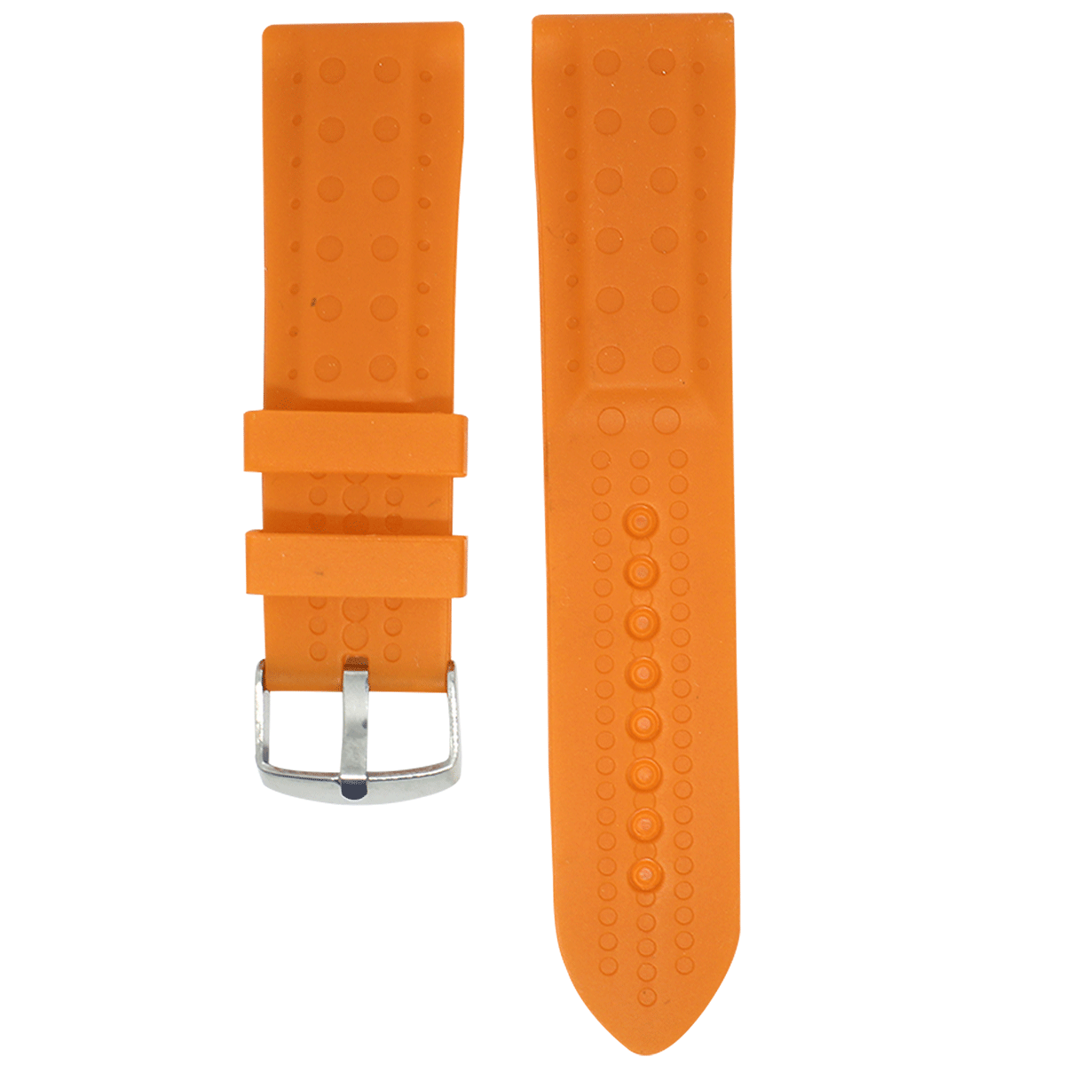 2301.24.19-PULSO PEGASO SILICONA NARANJA #24