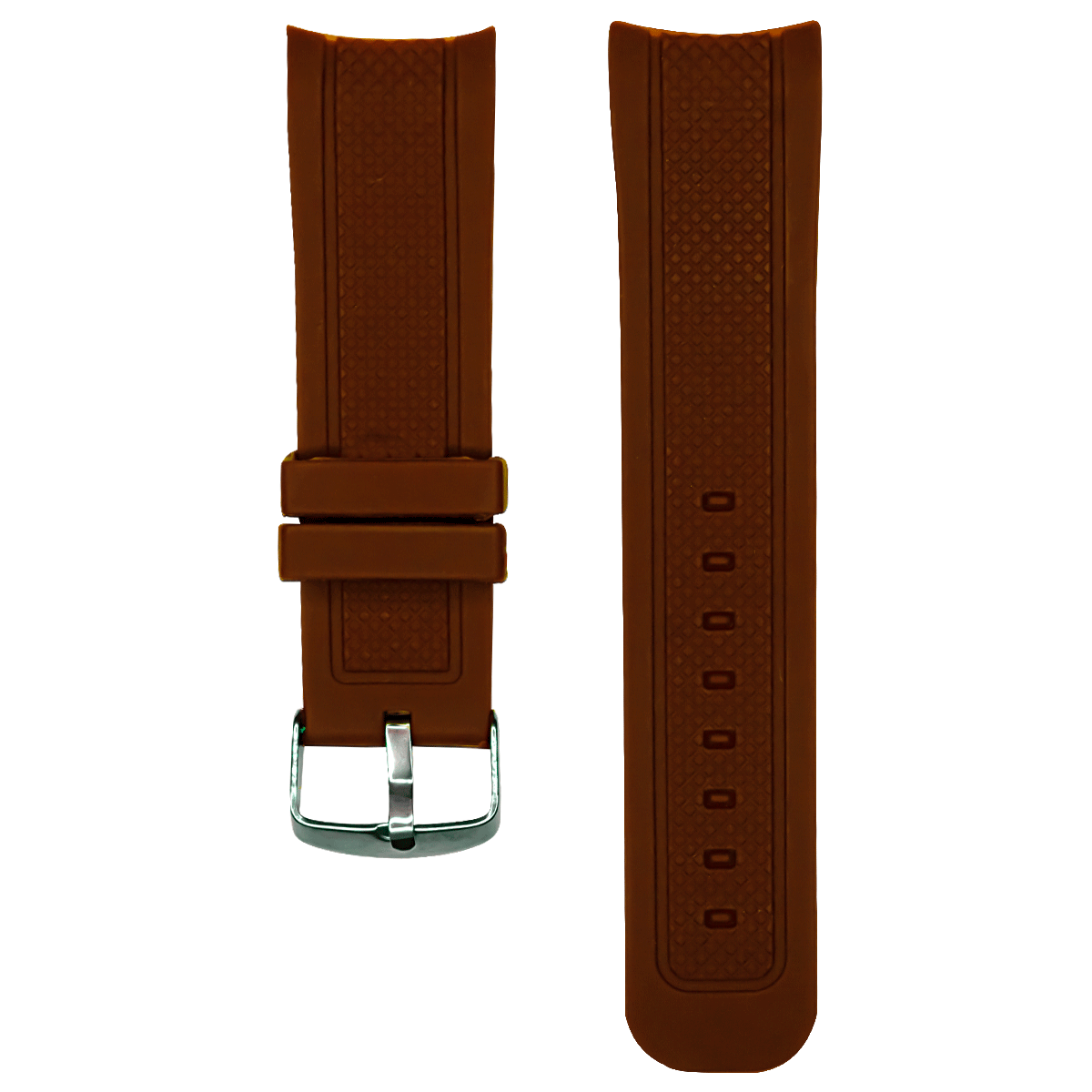 2341A.24.2-PULSO SILICONA MARRON MEDIA LUNA #24