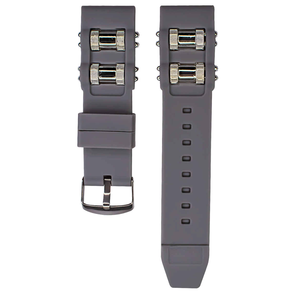 2346AS.24.7-PULSO SILICONA GRIS APLIQUE PLATEAD #24