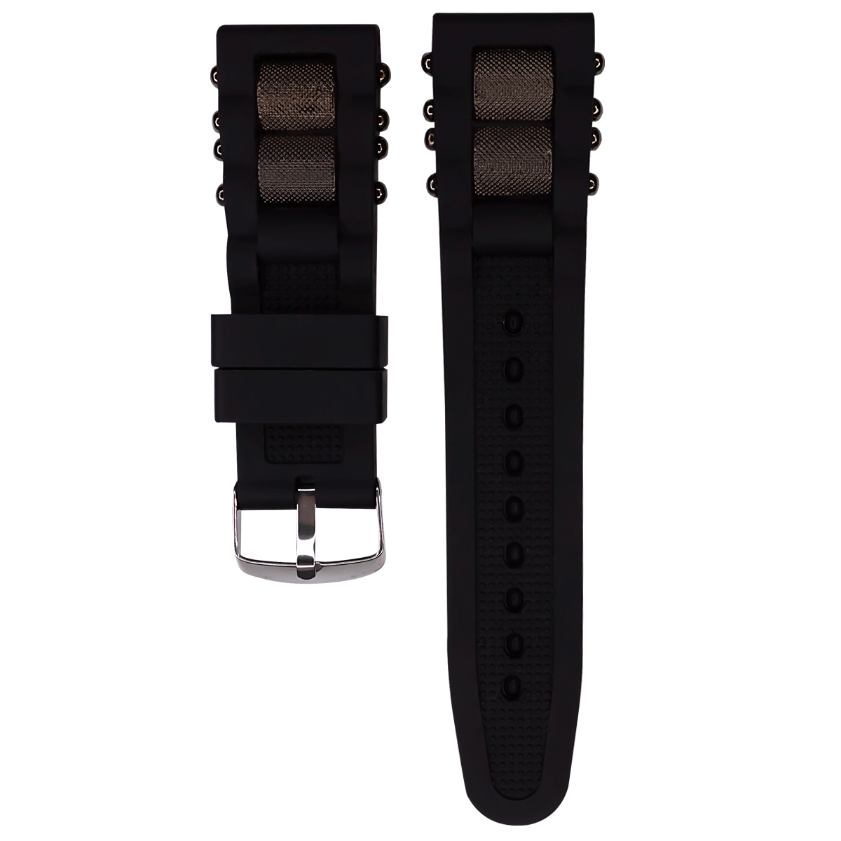 2346BK.24.1-PULSO SILICONA NEGRO APLIQUE NEGRO #24