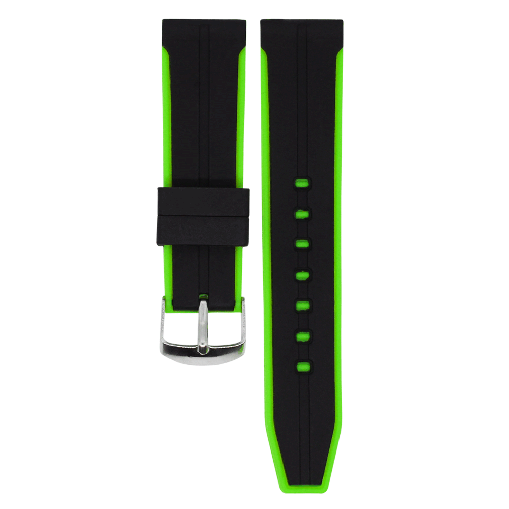 2359.20.121-PULSO QELLO SILICONA NEGRO VERDE #20