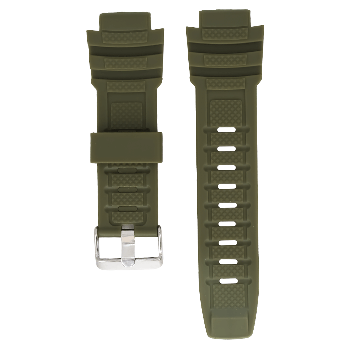 3453.11-PULSO PU PARA G-SHOCK VERDE MILITAR