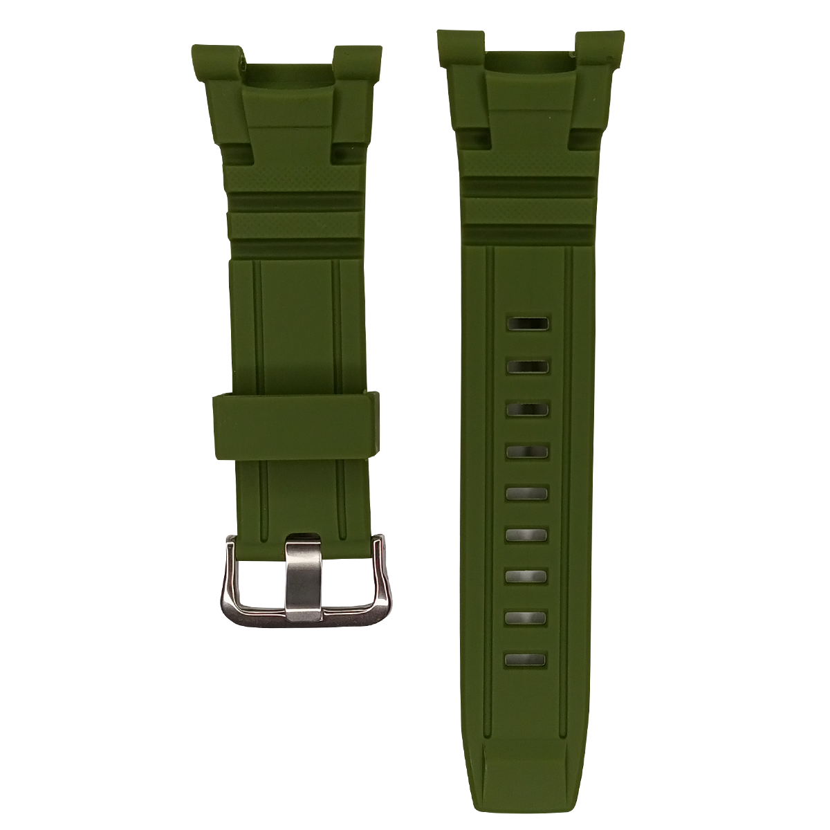 3467.11-PULSO PU PARA CASIO G-SHOCK VERDE MILIT.