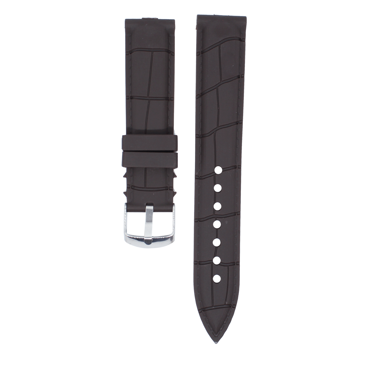 5532S.18.2-PULSO PU GRABADO CULEBRA MARRON # 18