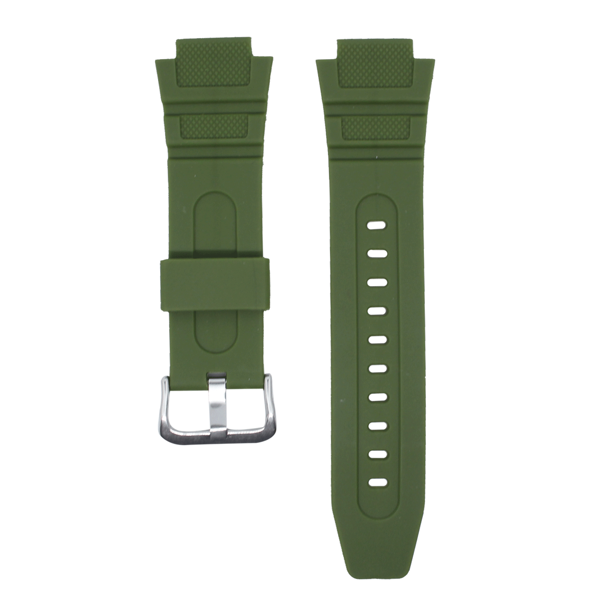 7012S.18.11-PULSO PEGASO PU VERDE MILITAR HEB. M #18