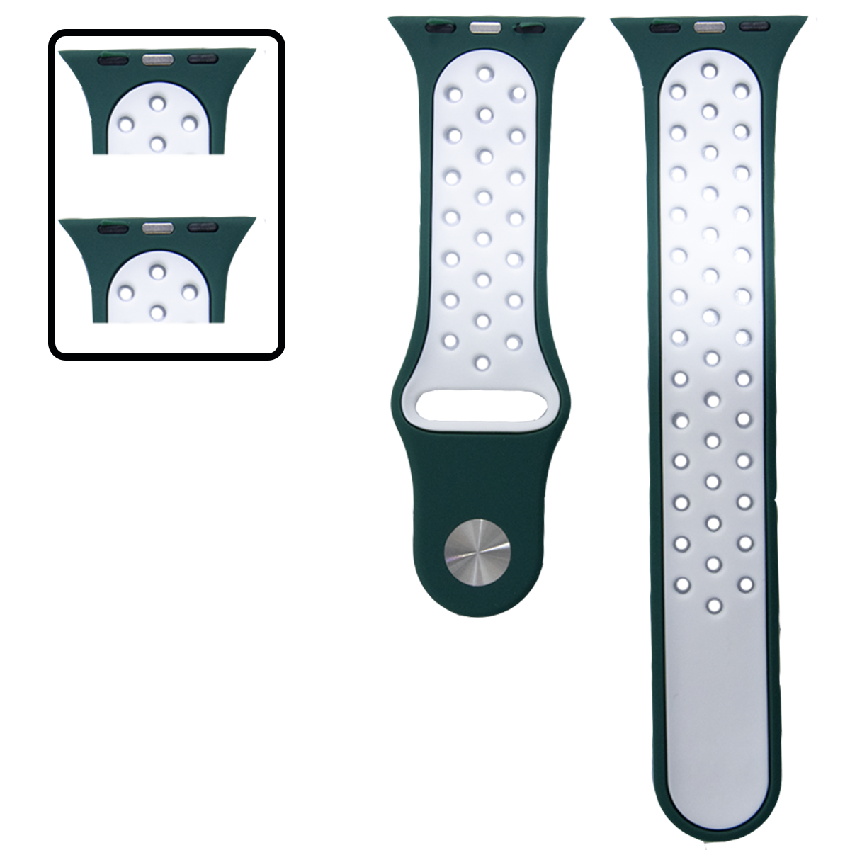 GJ01.33.1122-PULSO SILICONA PARA SMART WATCH F.B #33 ( 38.40.41)