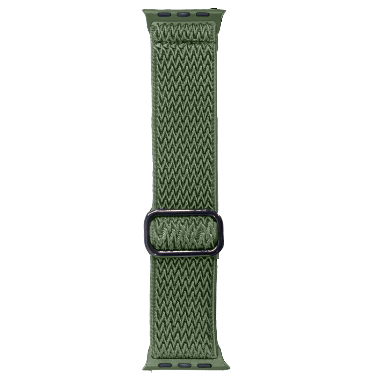 GJ03BK.33.11-PULSO LONA ELASTICA PARA SMART WATCH VERDE M.  #33 ( 38-40-41)