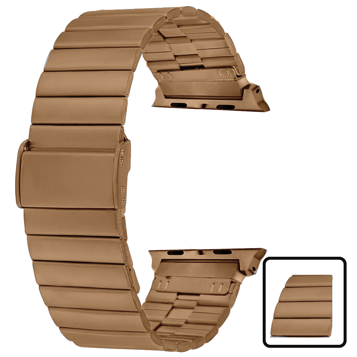 HFRG.22X35-PULSO ACERO ORO ROSA #22X35 MM