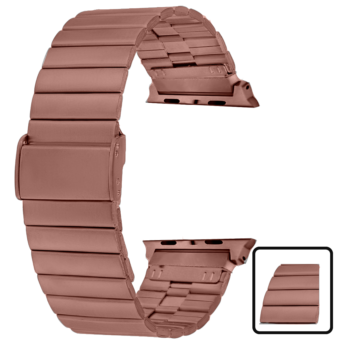 HFRGL.22X35-PULSO ACERO ORO ROSA CLARO #22X35 MM