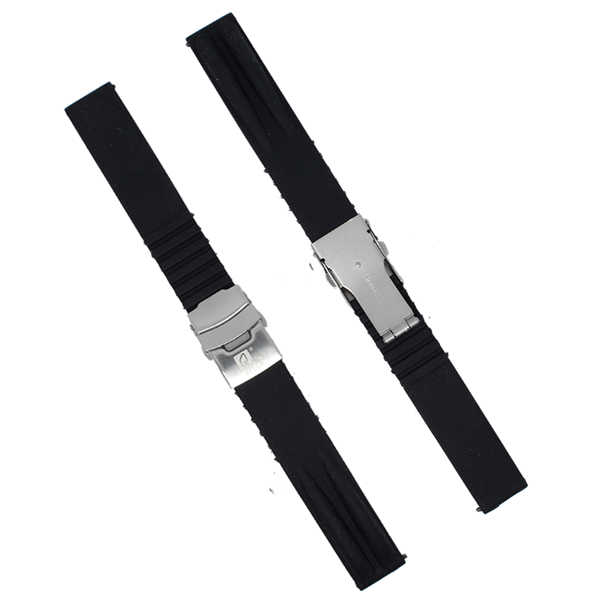 J8043.18.1-PULSO SILICONA NEGRO CHAPA METALICO#18