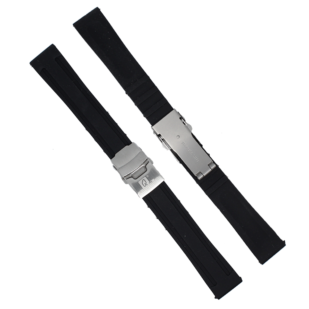 J8087.20.1-PULSO SILICONA NEGRO CHAPA METALICO#20