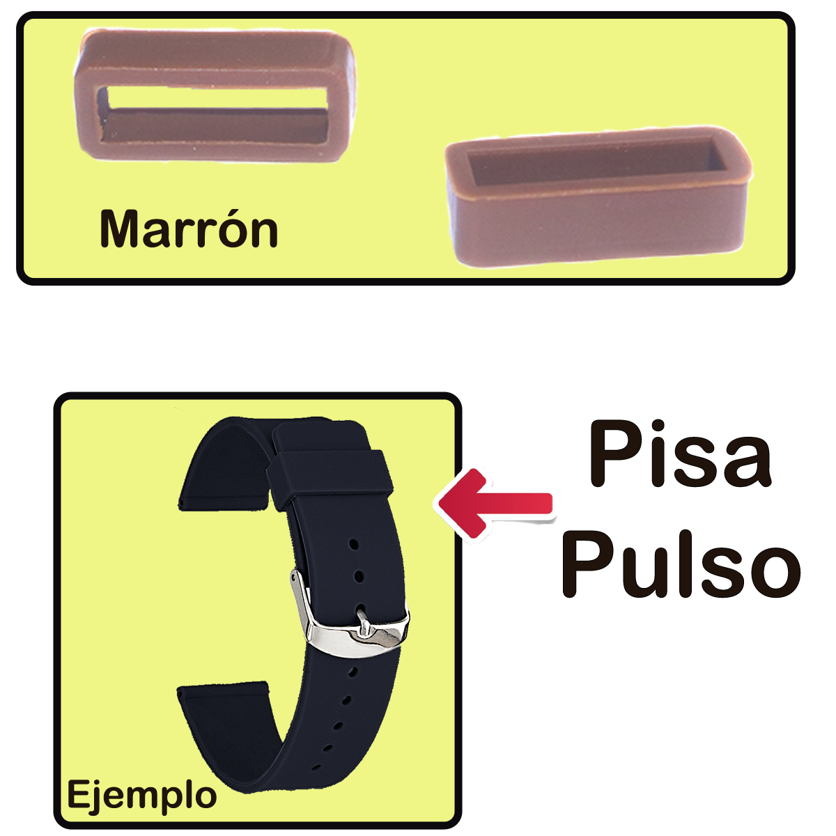K005.12.2-PISA PULSO SILICONA MARRON #12
