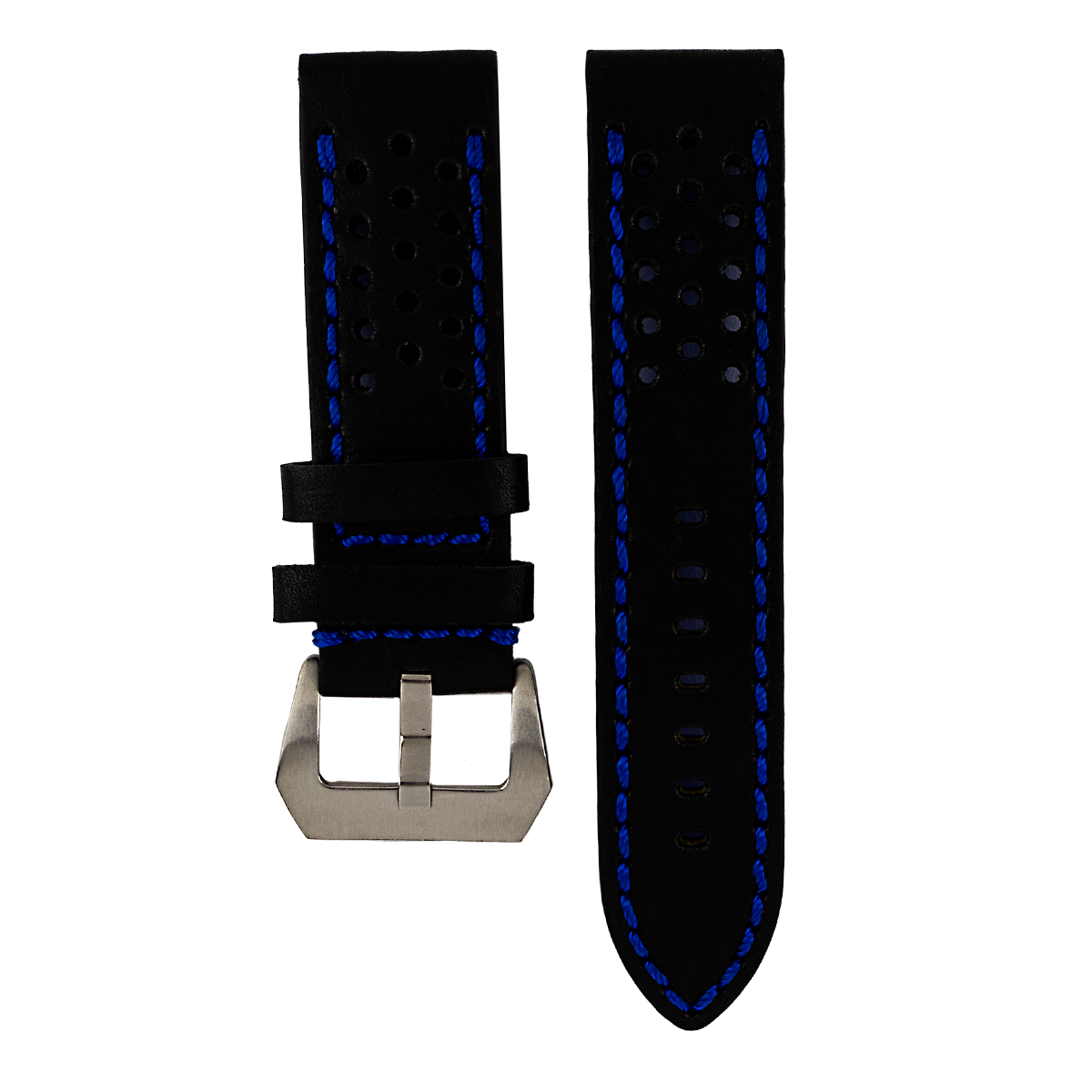 K009.22.116-PULSO PEGASO CUERO NEGRO H/AZUL#22