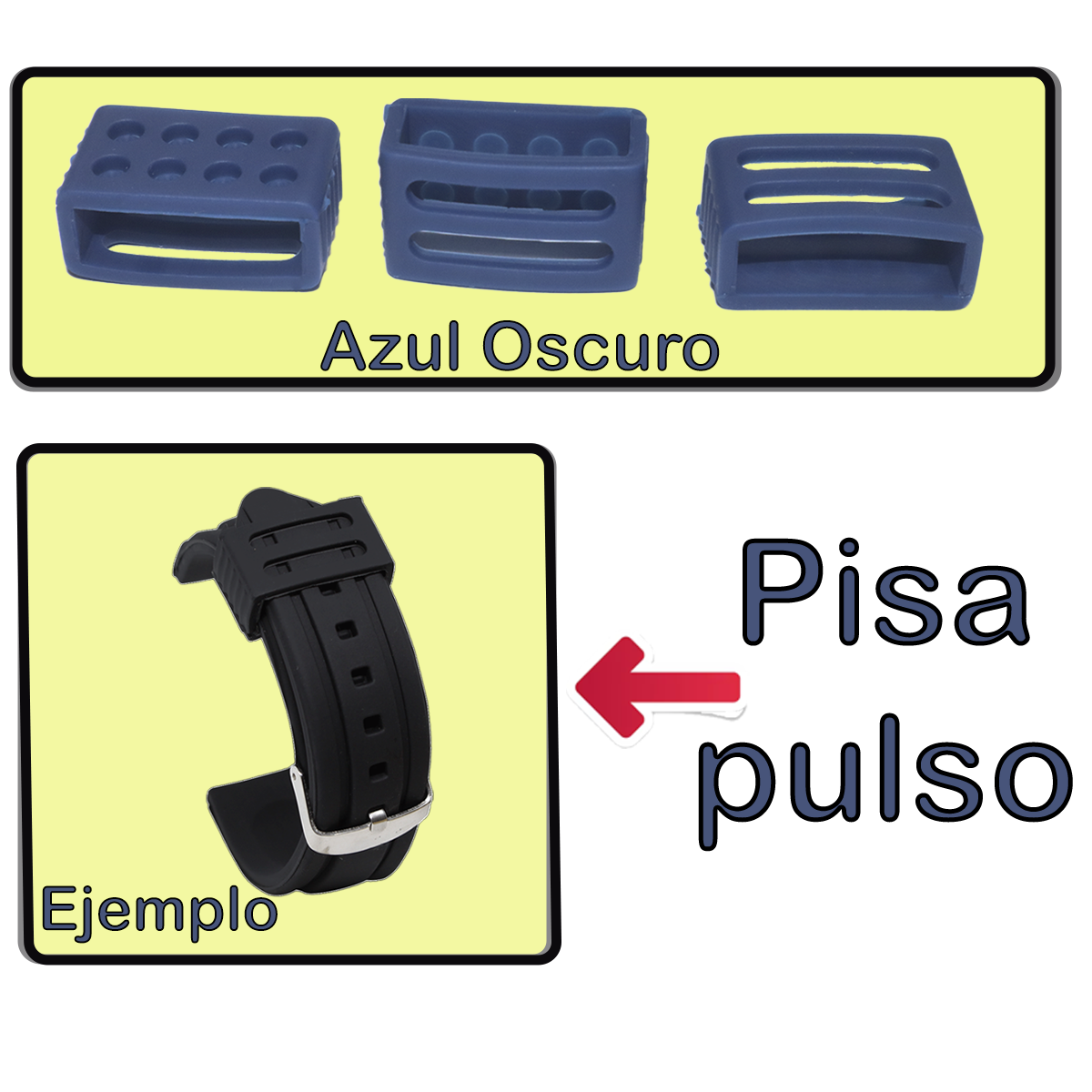 KM09.20.16-PISA PULSO SILICONA AZUL OSCURO #20