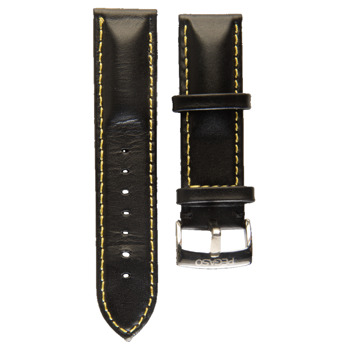 MP600.18.110-PULSO PEGASO CUERO NEGRO COST/AMAR.#18