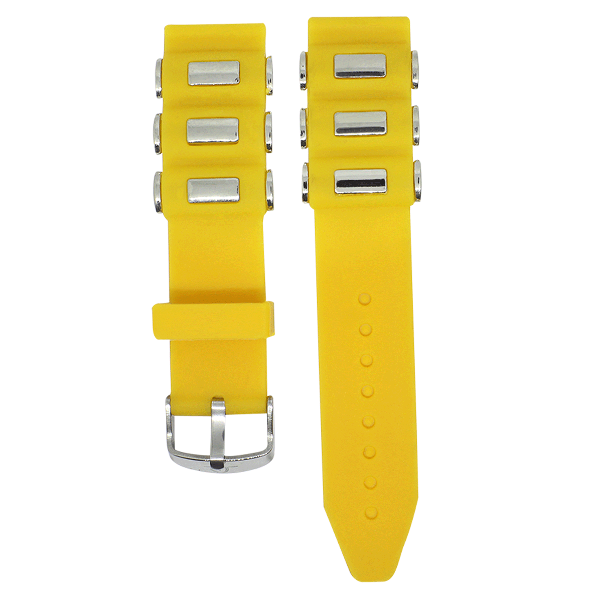 MS01.22.10-PULSO PEGASO SILICONA AMARILLO #22