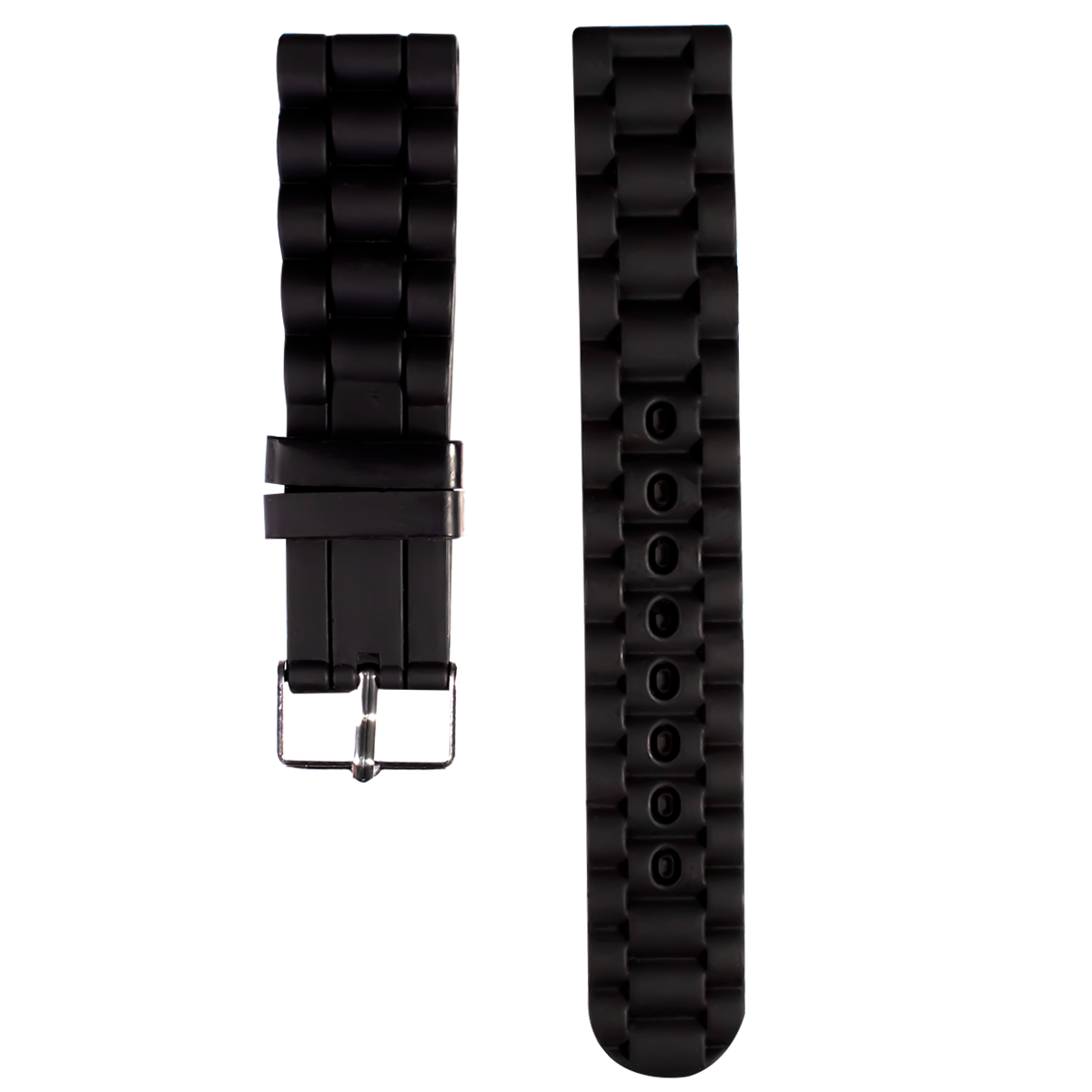 MS03A.18.1-PULSO SILICONA NEGRO #18