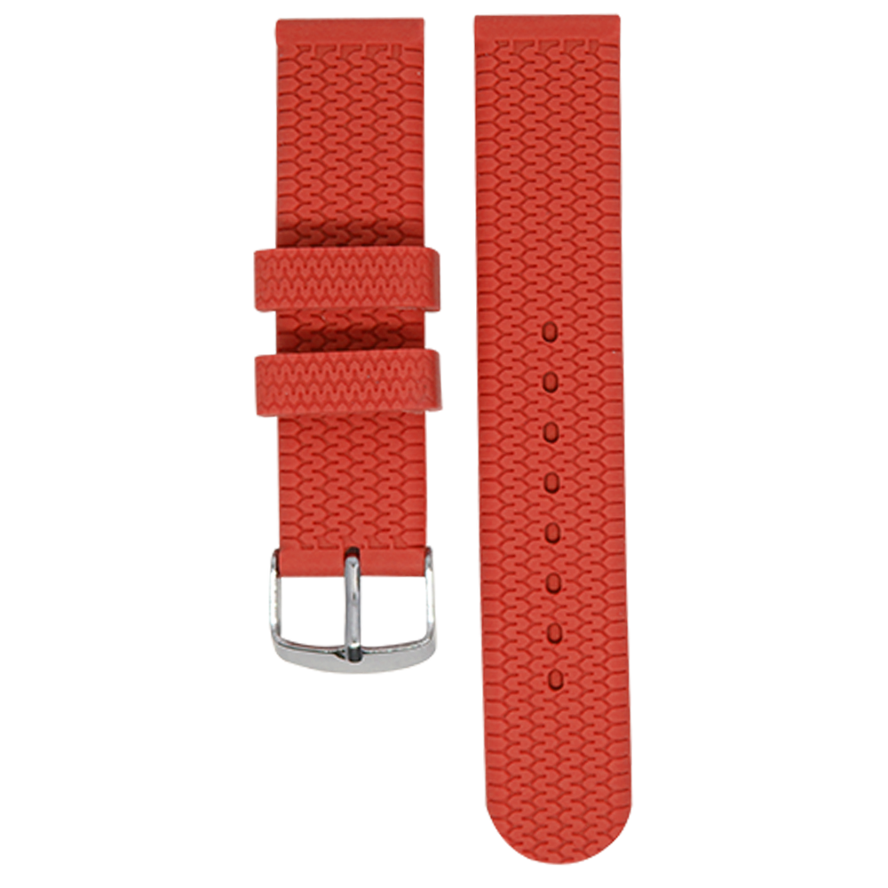 MS06B.20.6-PULSO SILICONA ROJA #20