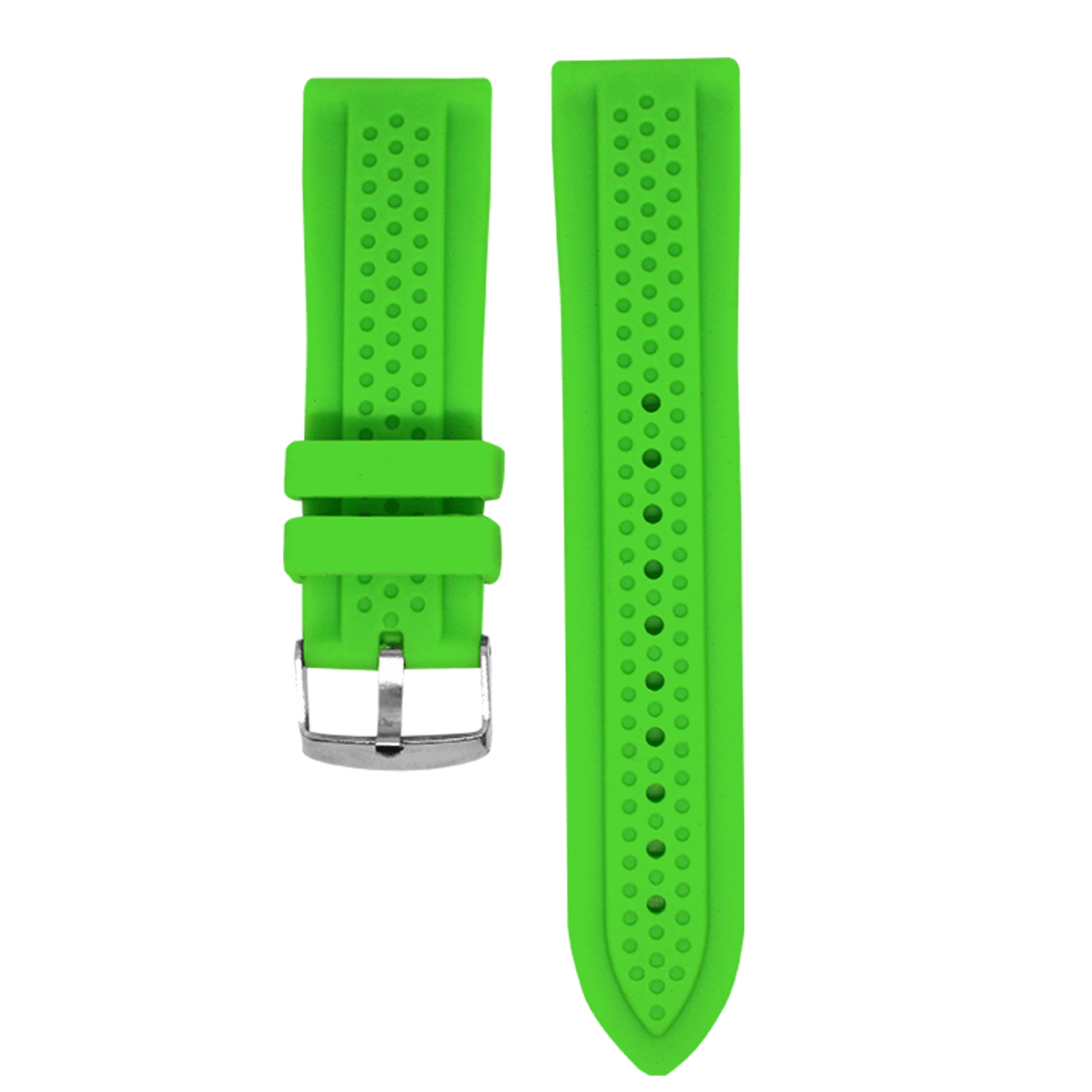 MS21.24.21-PULSO SILICONA VERDE LIMON #24