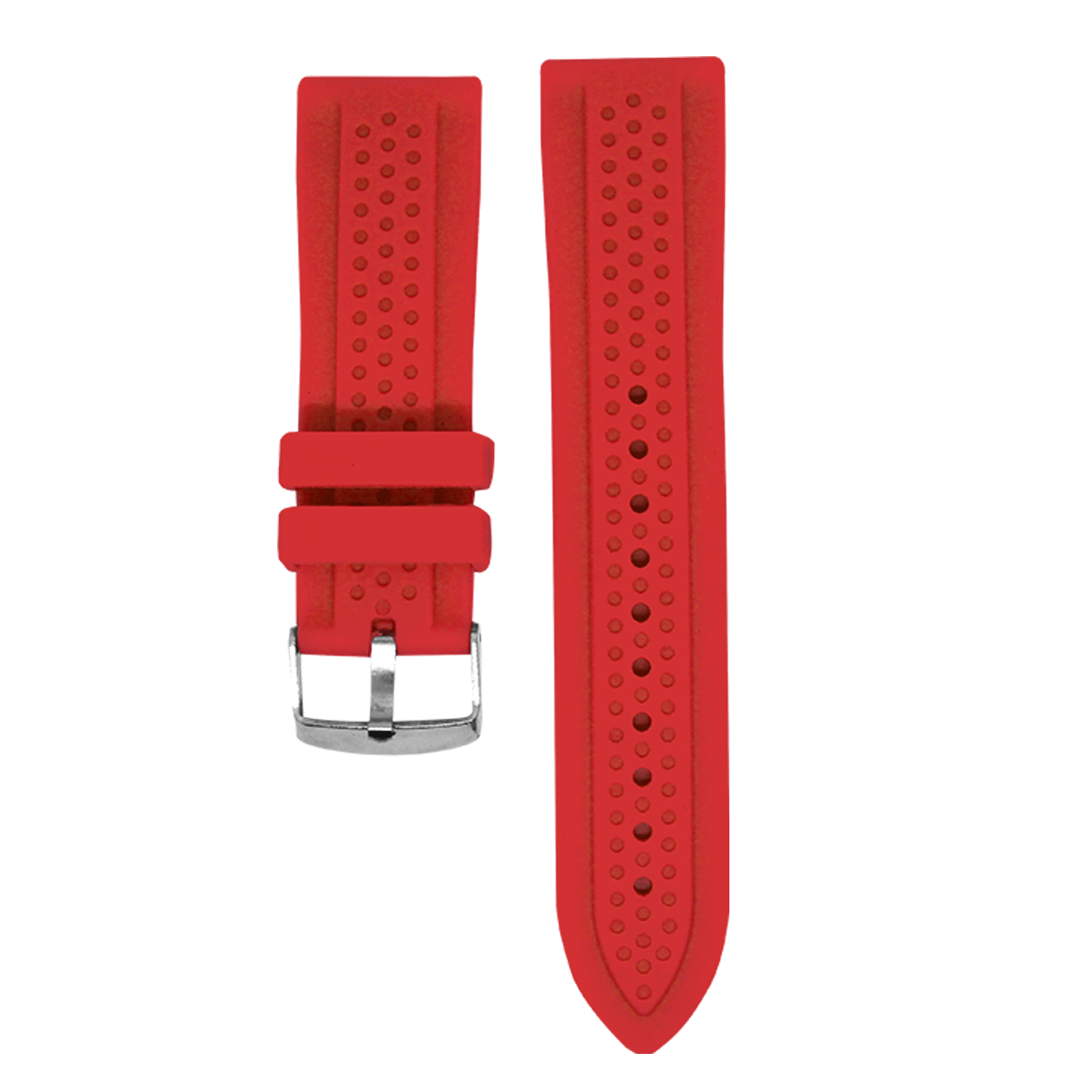 MS21.22.6-PULSO SILICONA ROJO #22