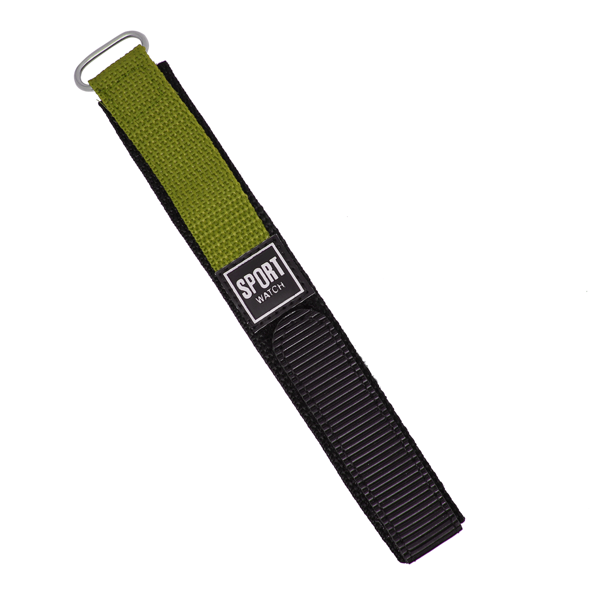 NL446S.20.111-PULSO NYLON ESTERIZO NEGRO/VERDE MIL.#20