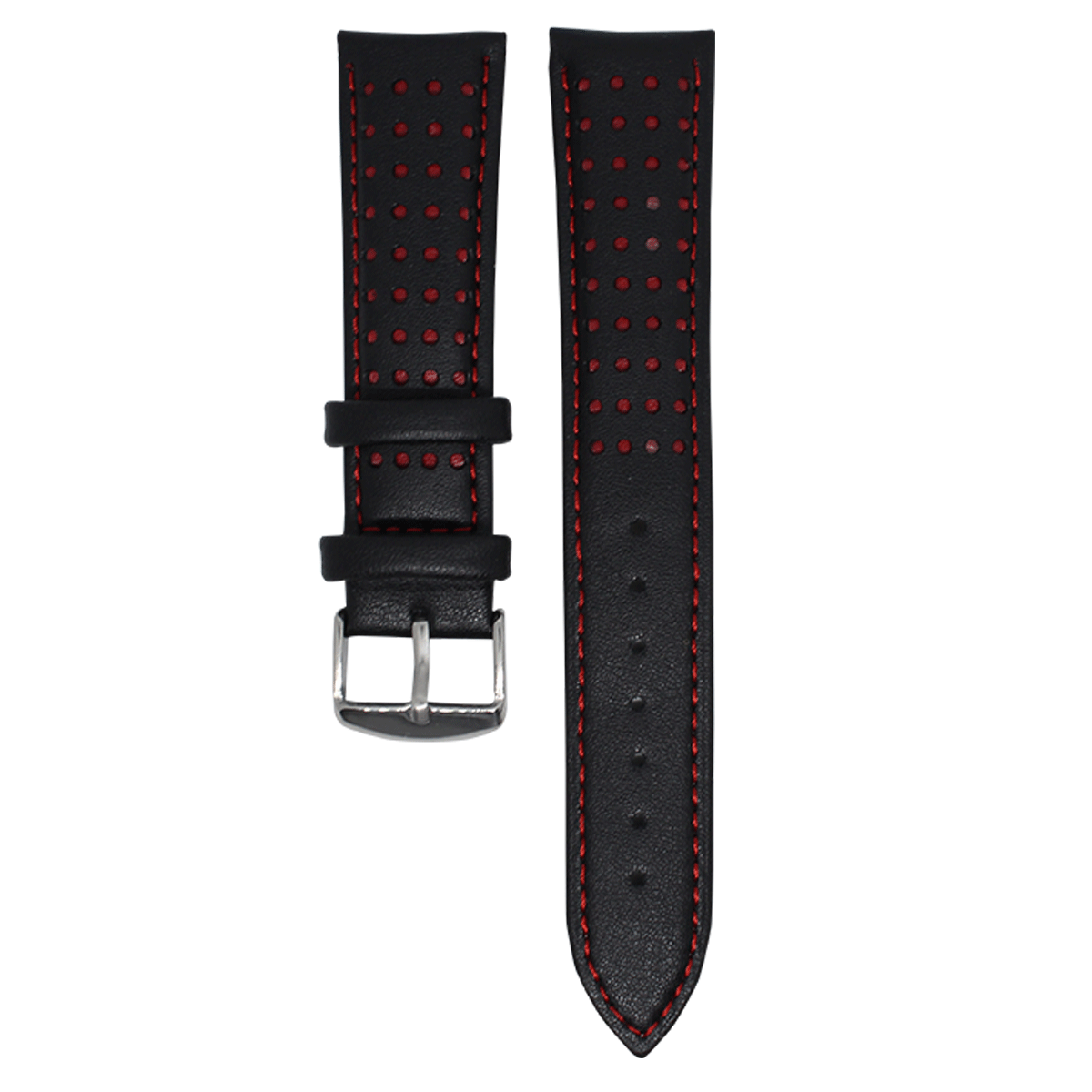 P003S.22.106-PULSO PEGASO PERF. CUERO NEGRO H.ROJO#22