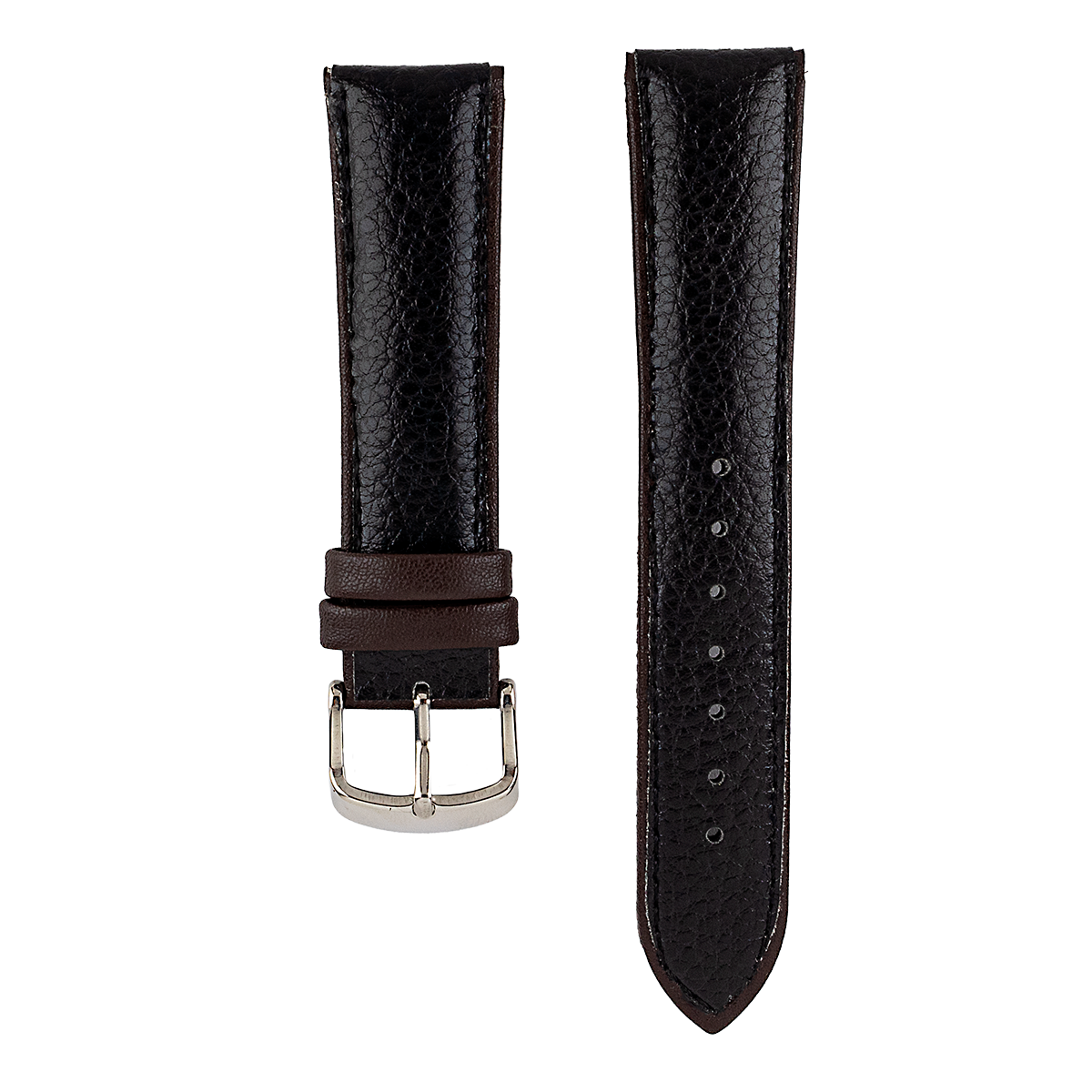 P004S.20.102-PULSO PEGASO CUERO NEGRO MARRON #20