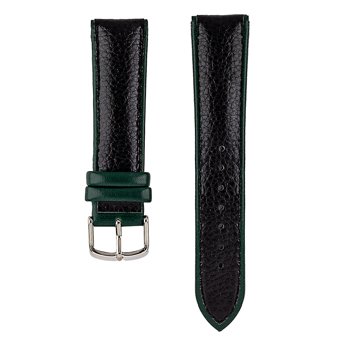 P004S.20.111-PULSO PEGASO CUERO NEGRO VERDE #20