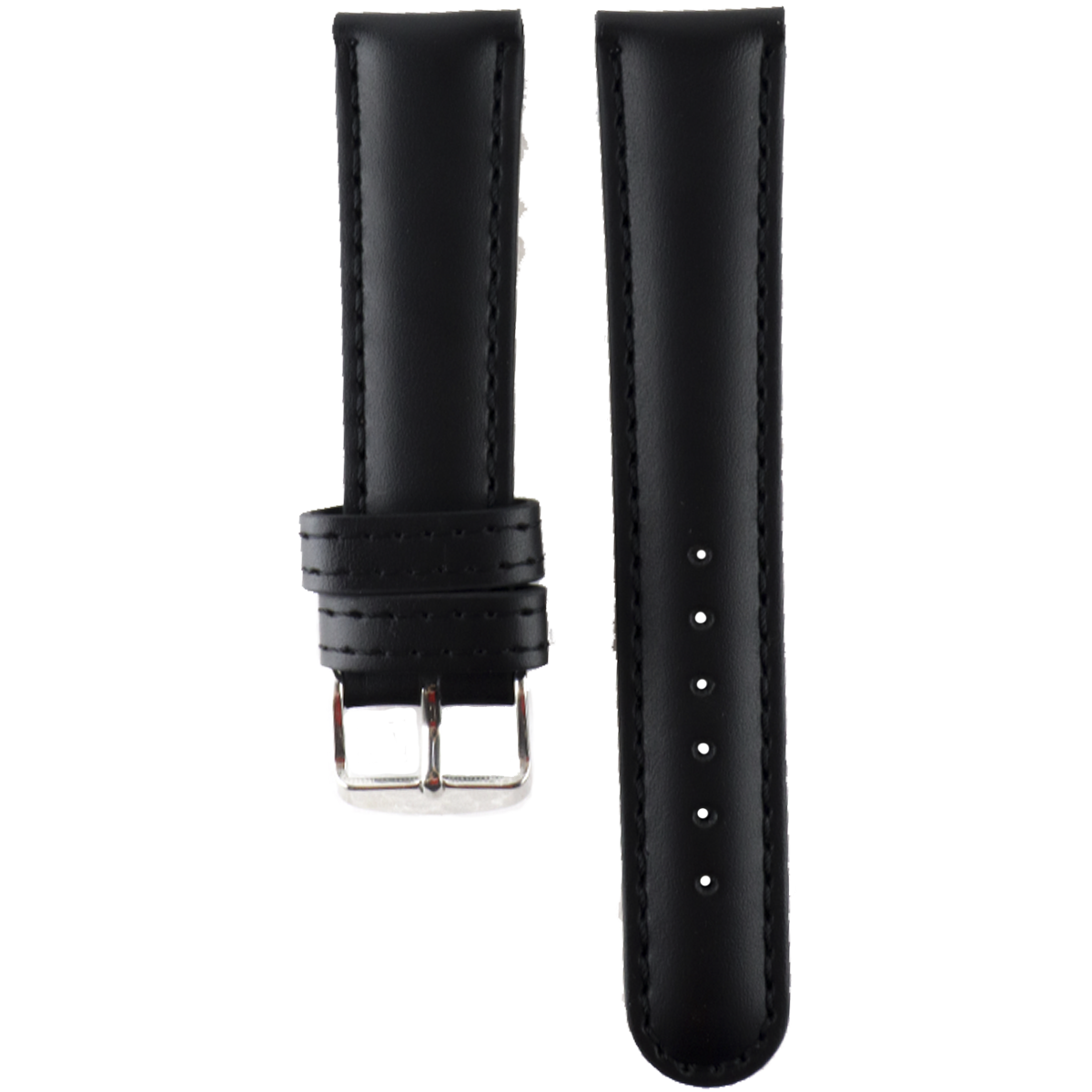 P025SC.14.101-PULSO PEGASO CUERO NEGRA PISA PULSO ANCHO HILO NEGRO #14