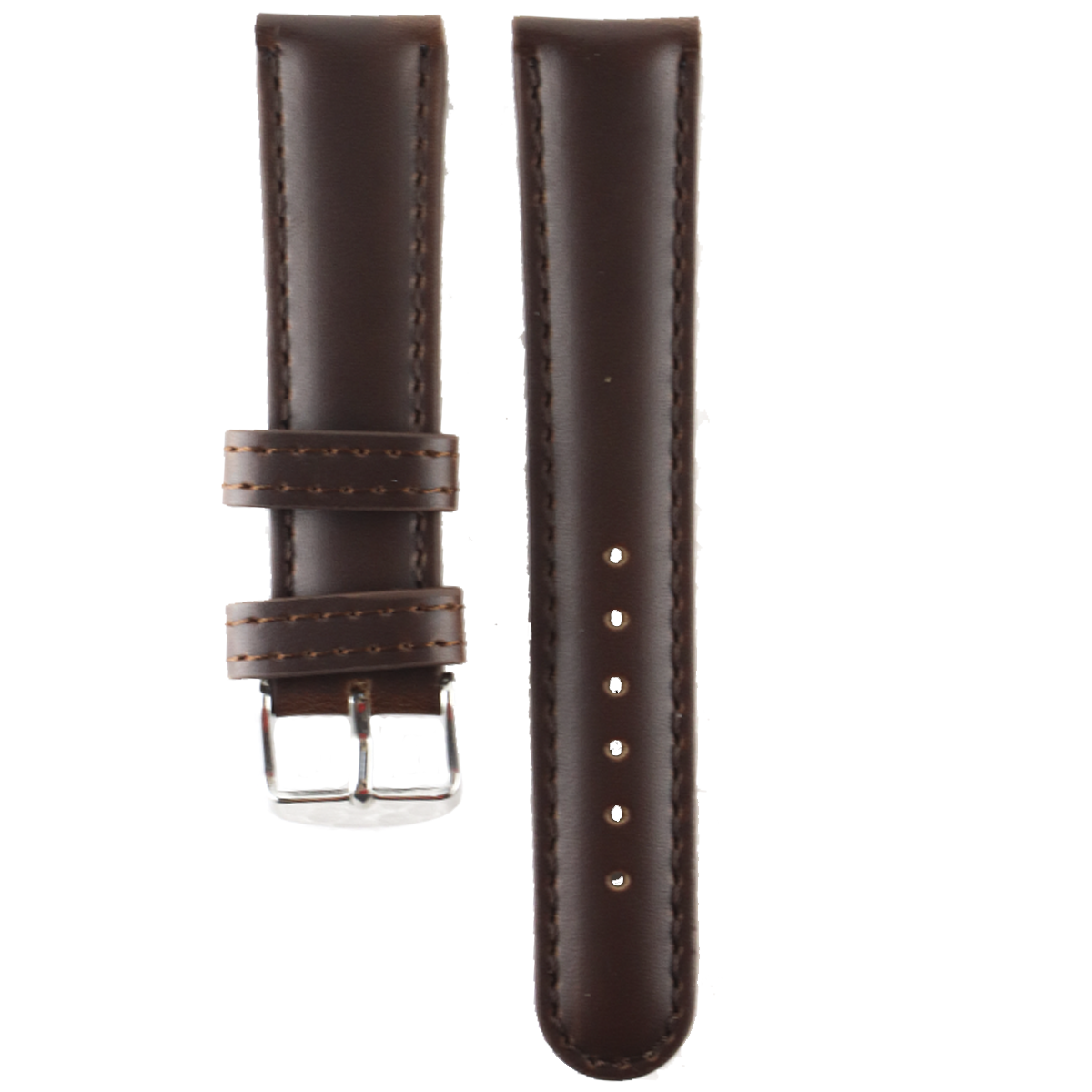 P025SC.14.202-PULSO PEGASO CUERO MARRON PISA PULSO ANCHO HILO MARRON #14