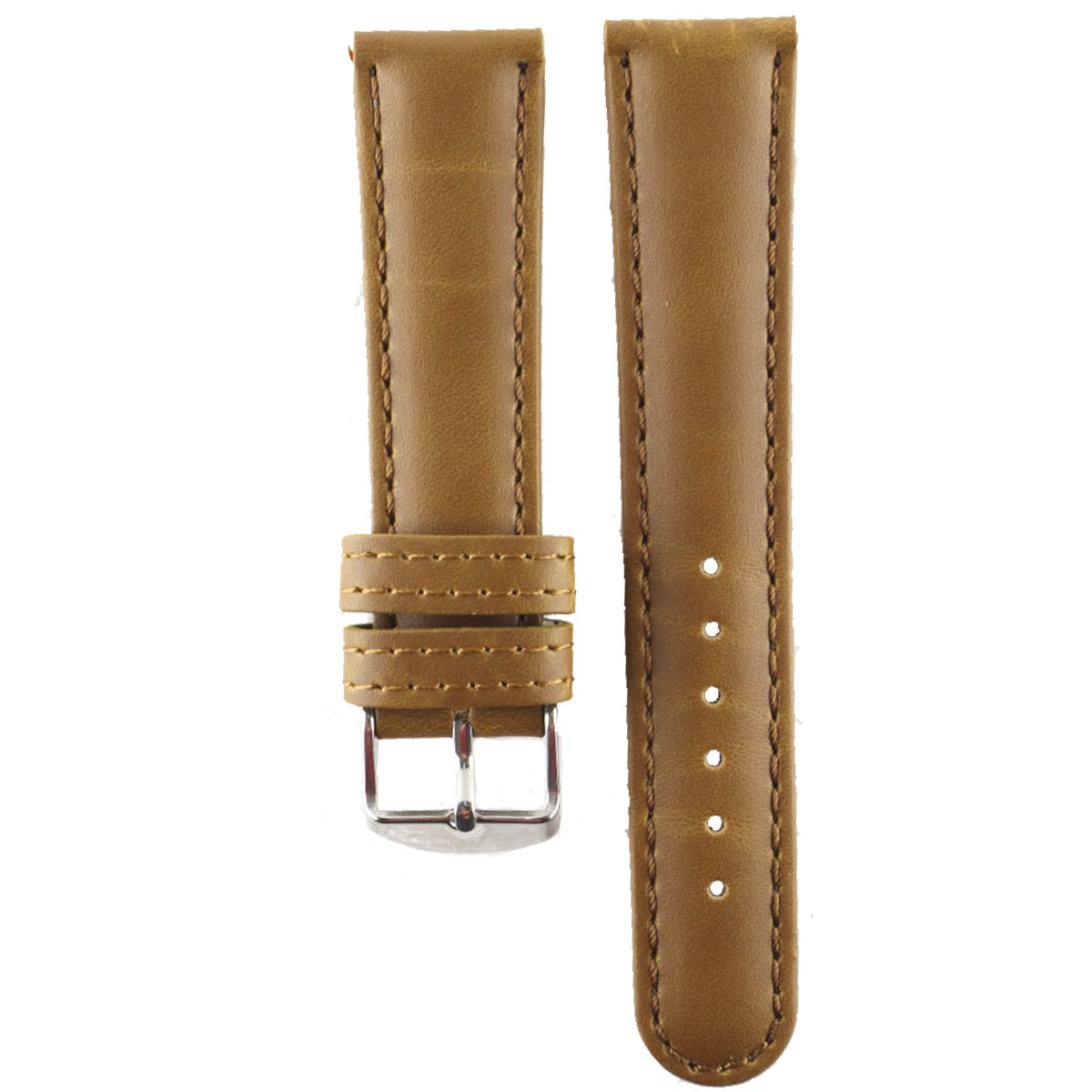 P025SC.14.303-PULSO PEGASO CUERO TAN PISA PULSO ANCHO HILO TAN #14