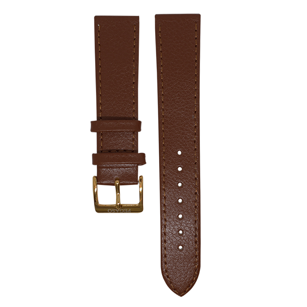 P138G.10.2-PULSO CUERO PEGASO PLANO MARRON #10