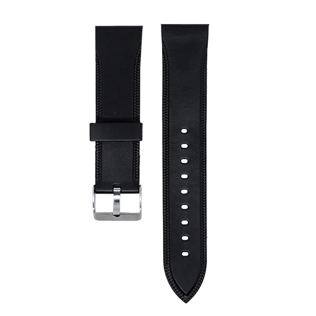 P2236SP.22.1-PULSO PVC NEGRO HEBILLA METALICA #22