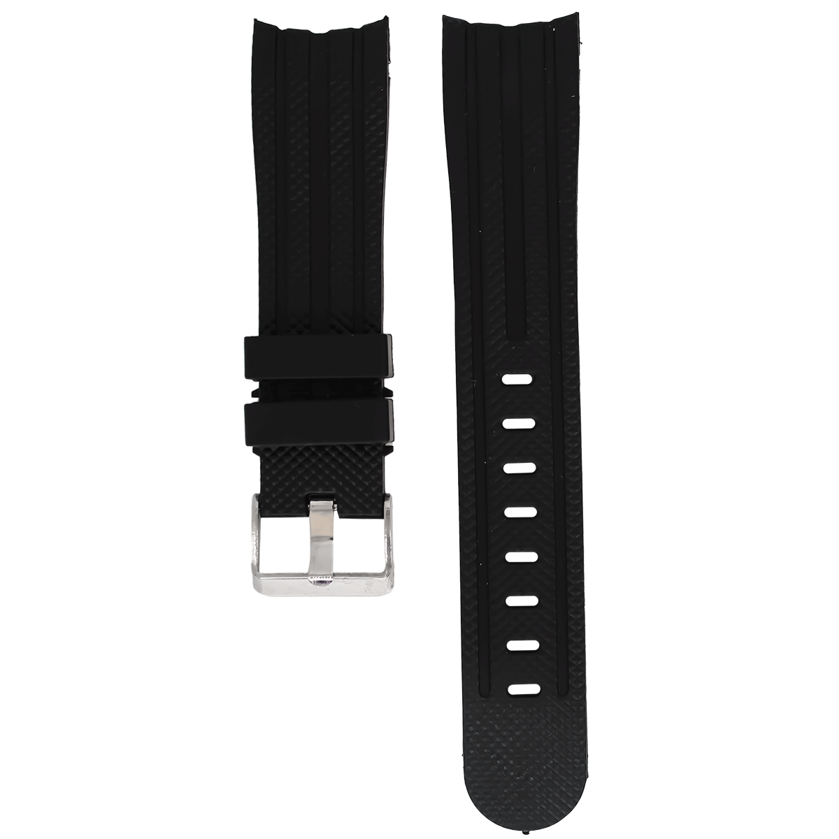 P2870S.22.1-PULSO PVC MEDIA LUNA HEBILLA METAL #22