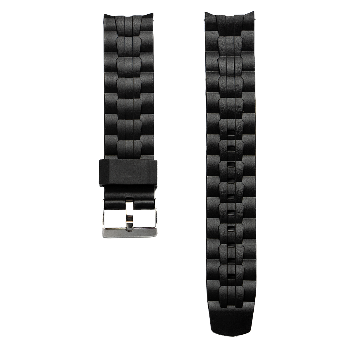 P3110S.22.1-PULSO PVC MEDIA LUNA HEBILLA METAL