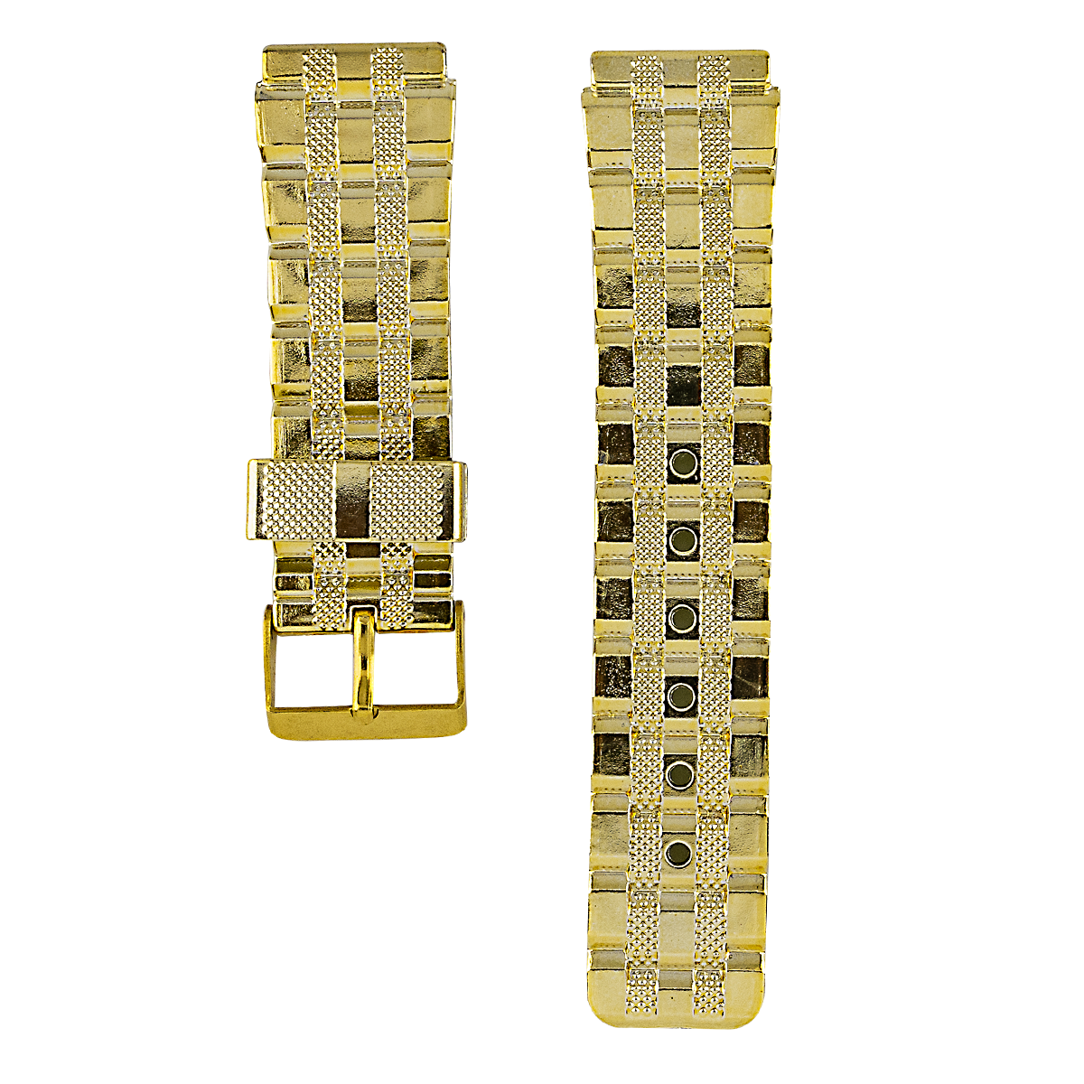 P3343G.22.18-PULSO PVC DPRADO HEBILLA DORADA #22