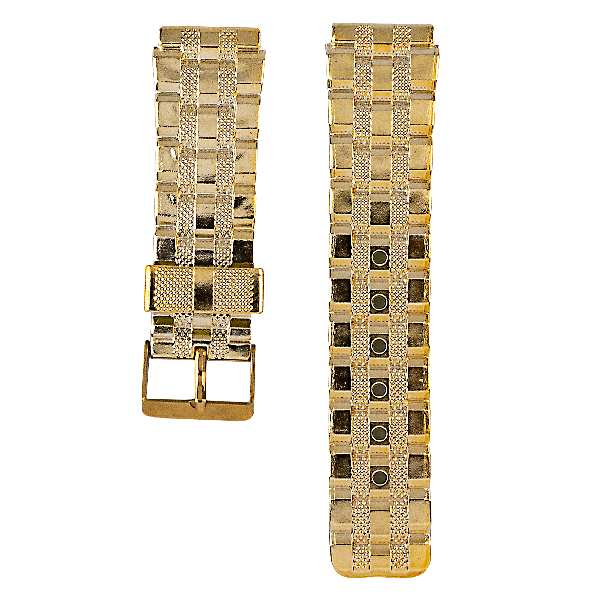 P3343RG.22.17-PULSO PVC ORO ROSA HEB. O ROSA #22