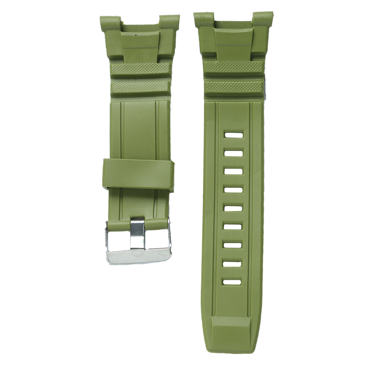P3467SP.11-PULSO PVC PARA G-SHOCK VERDE MILITAR
