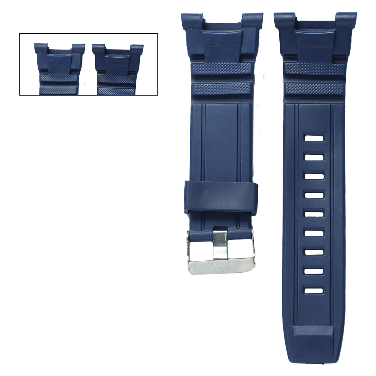 P3467SP.16-PULSO PVC PARA G-SHOCK AZUL OSCURO