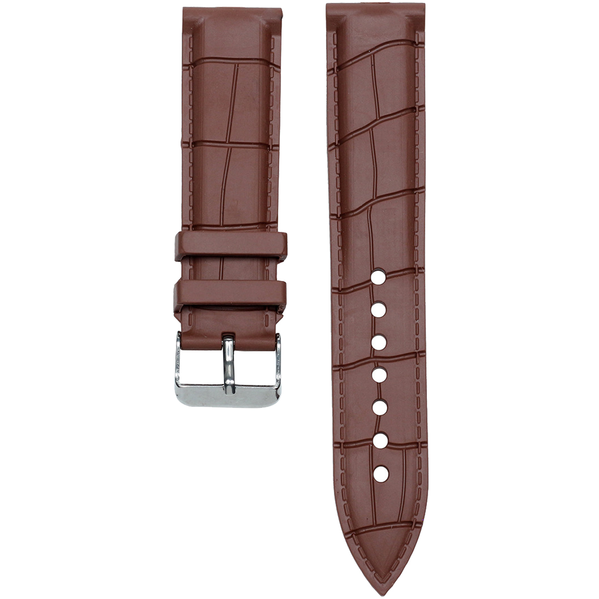 P5532S.12.2-PULSO PVC GRABADO CULEBRA MARRON #12