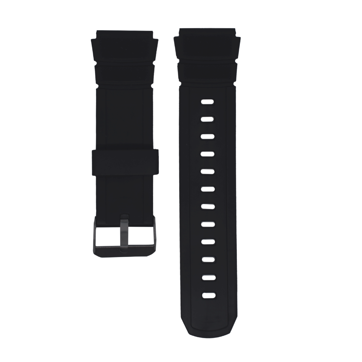 P671P.18.1-PULSO PVC NEGRO #18 HEBILLA PLASTICA