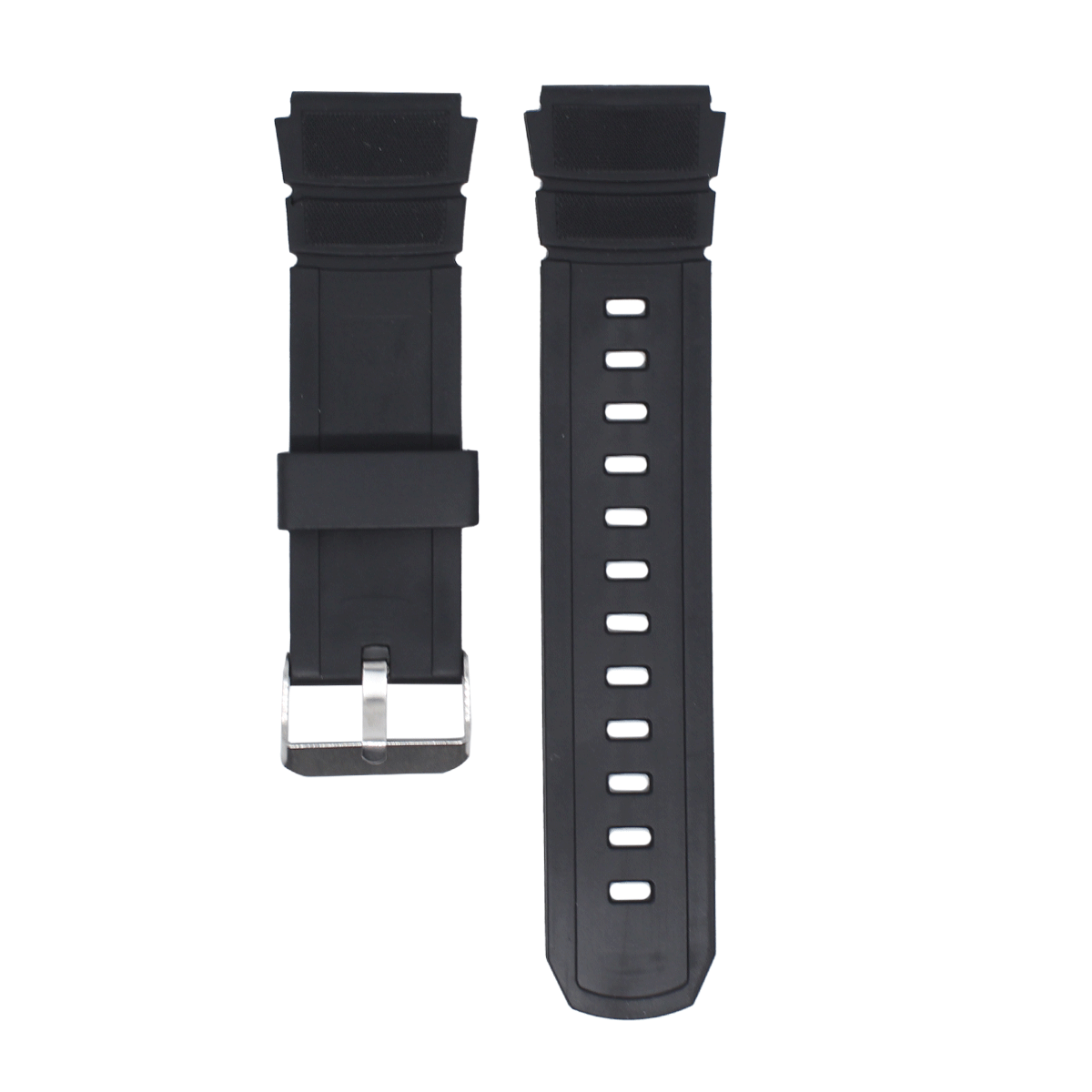 P671S.18.1-PULSO PVC NEGRO #18 HEBILLA METAL